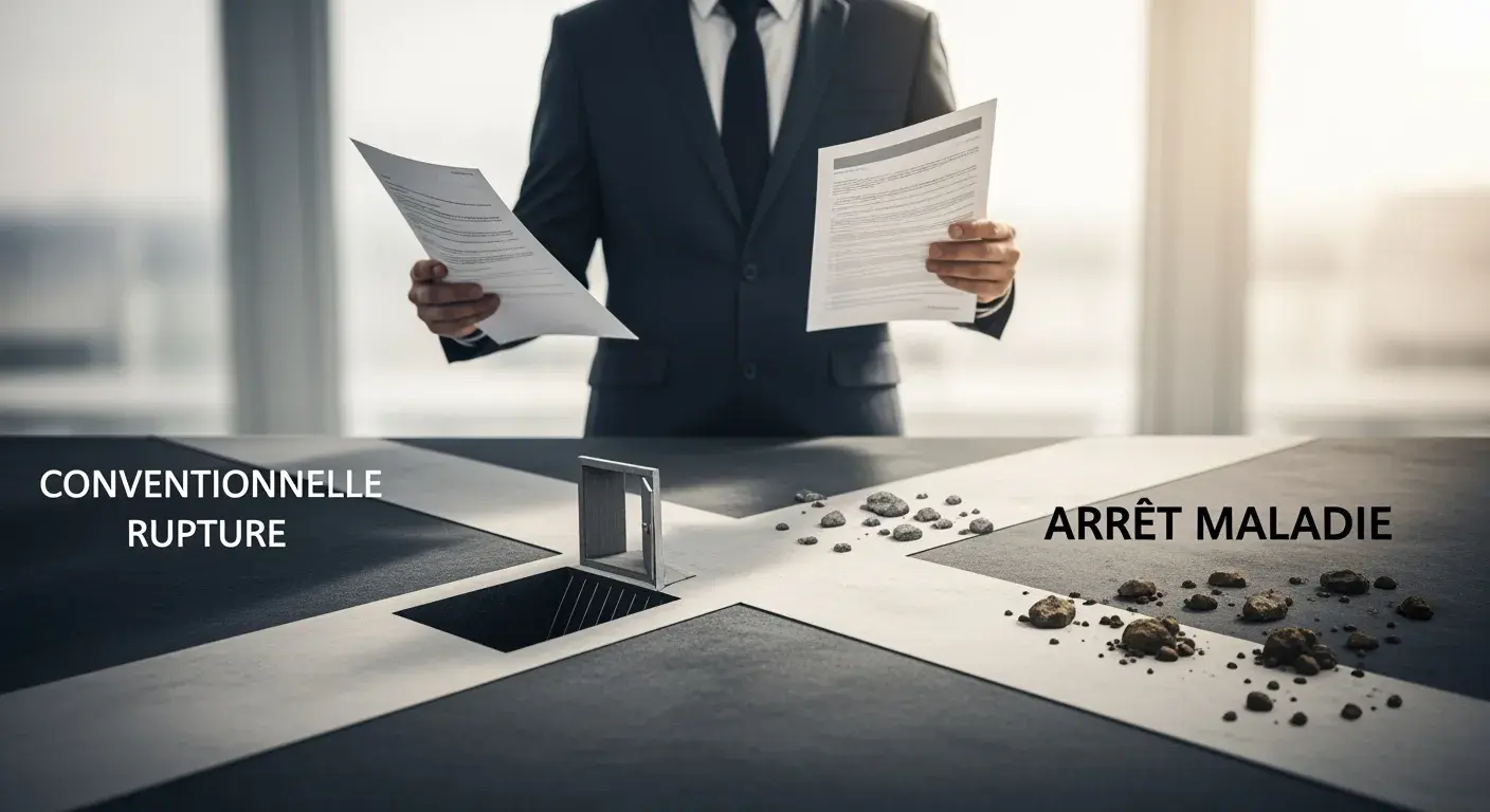 Rupture conventionnelle pendant un arrêt maladie – le-droit.fr