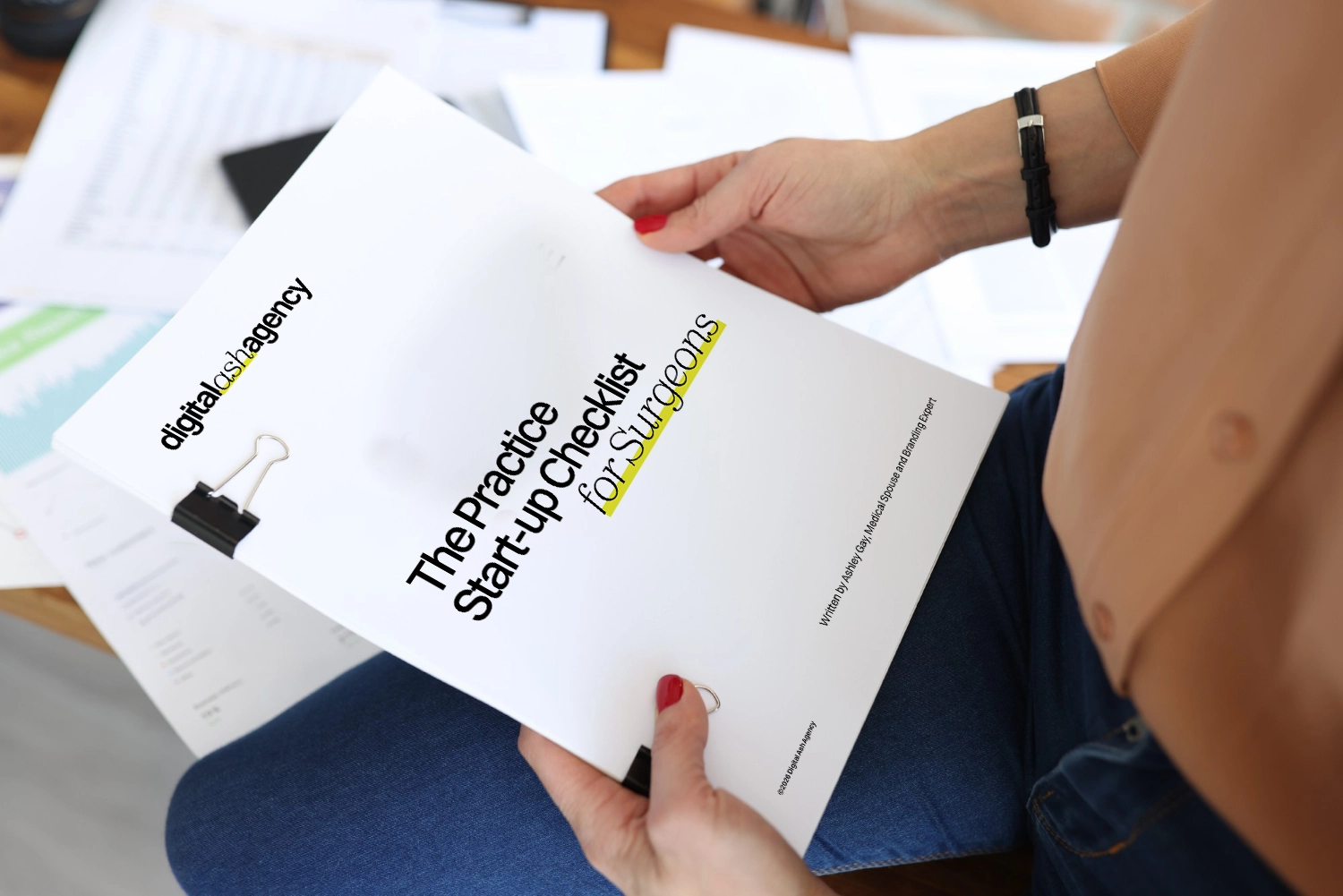 The practice start-up checklist for surgeons written my Ashley Gay, owner of Digital Ash Agency