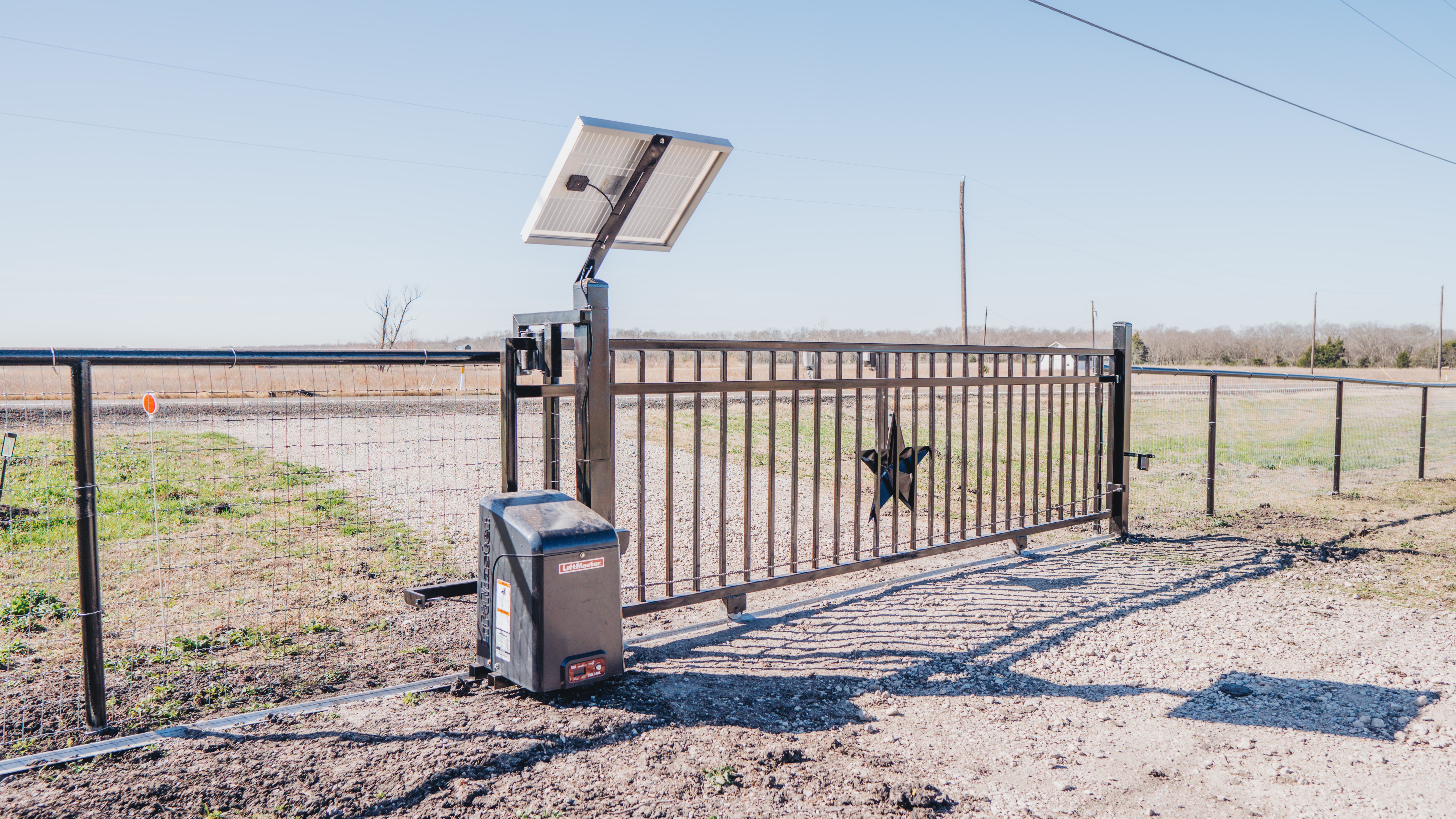 4' Custom Steel Square Gate - CSL24U - Solar