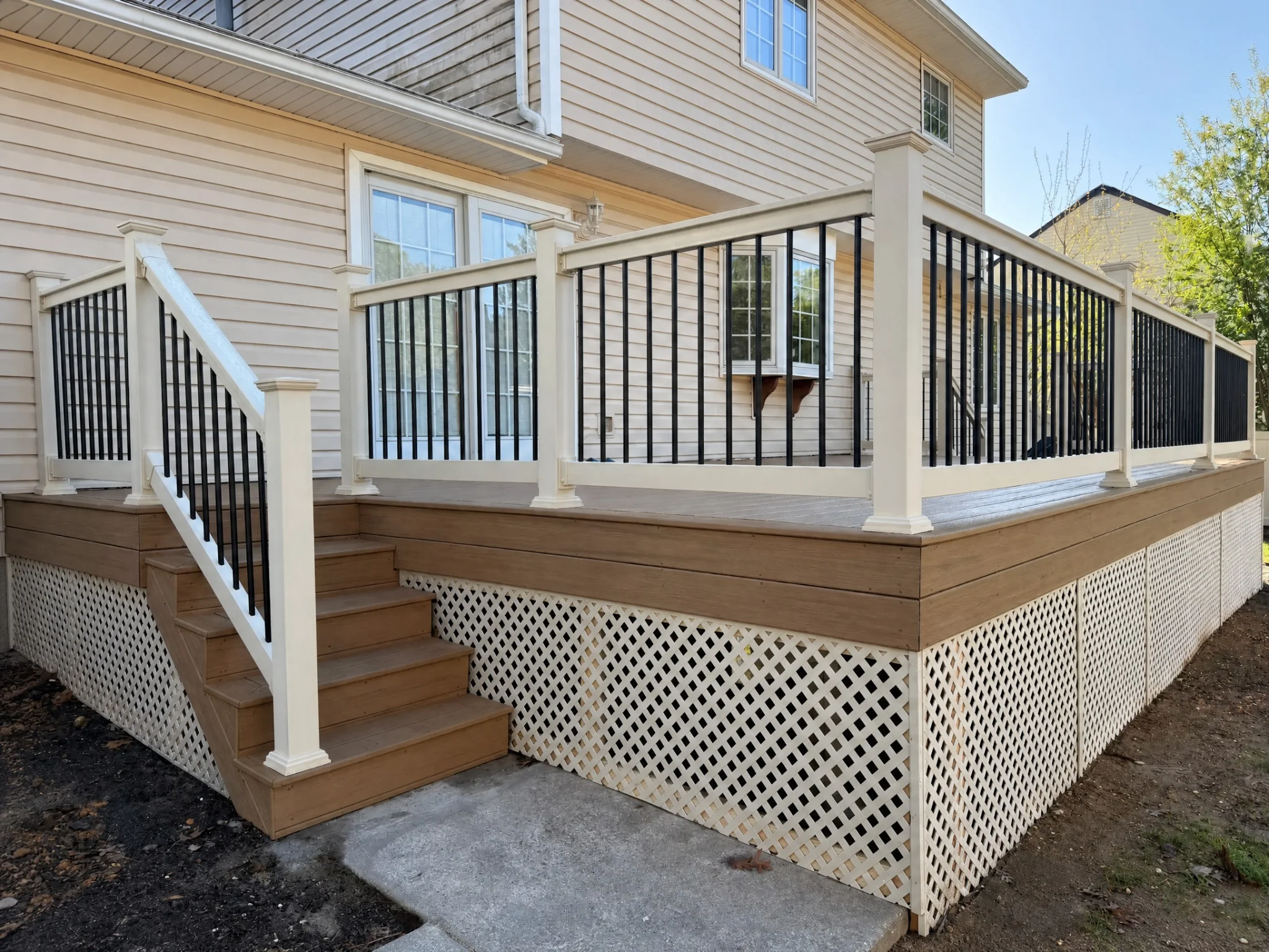 Composite Deck & Vinyl Fence Installation in Sewell, NJ