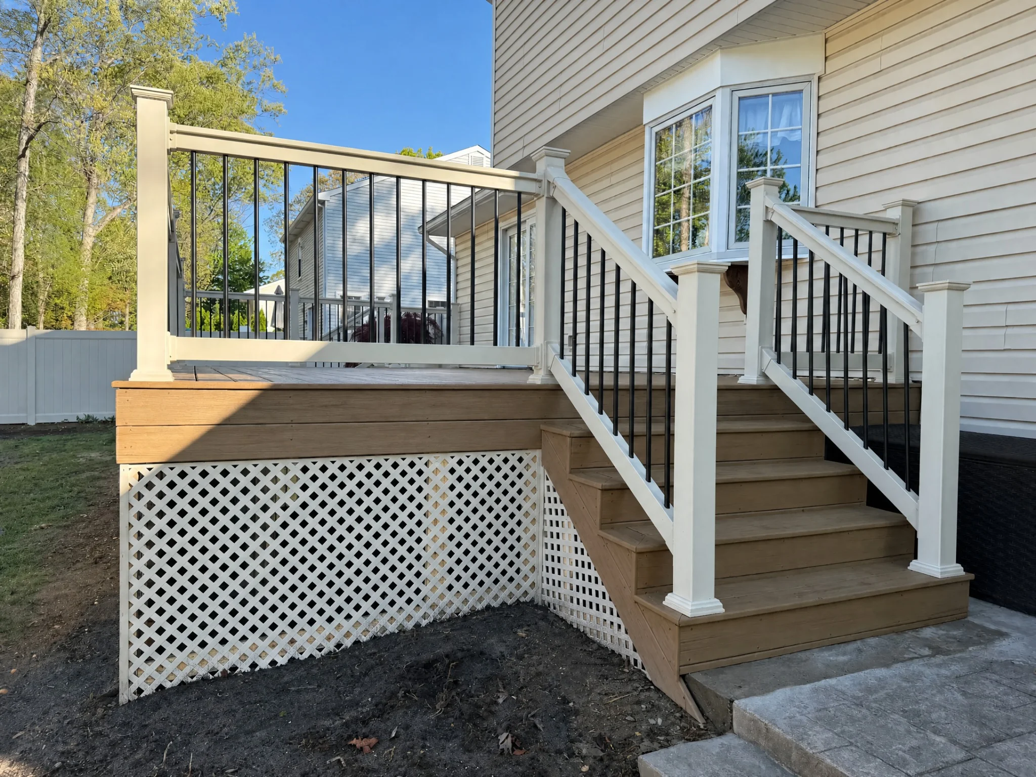 Composite Deck & Vinyl Fence Installation in Sewell, NJ