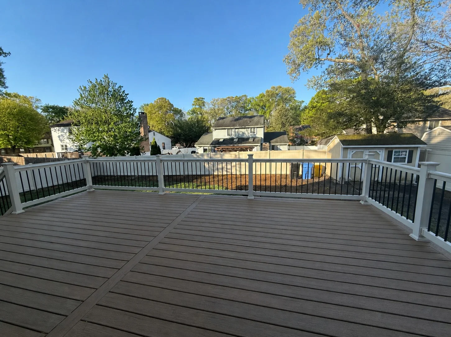 Composite Deck & Vinyl Fence Installation in Sewell, NJ