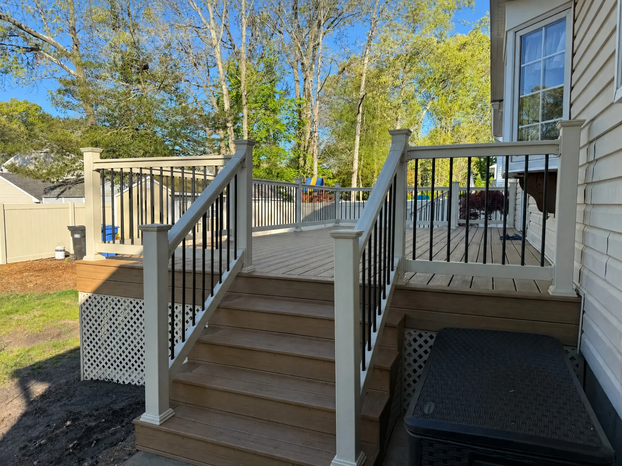 Composite Deck & Vinyl Fence Installation in Sewell, NJ