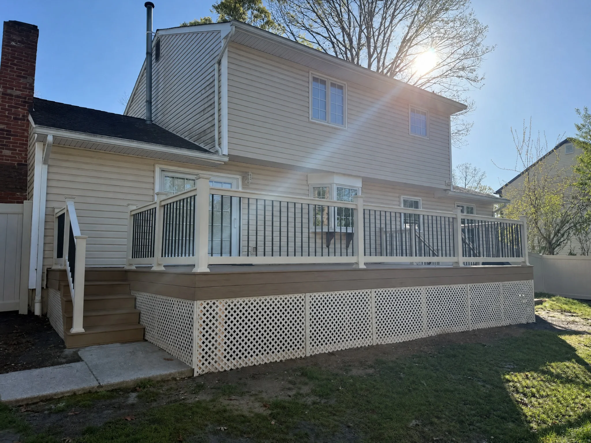 Composite Deck & Vinyl Fence Installation in Sewell, NJ