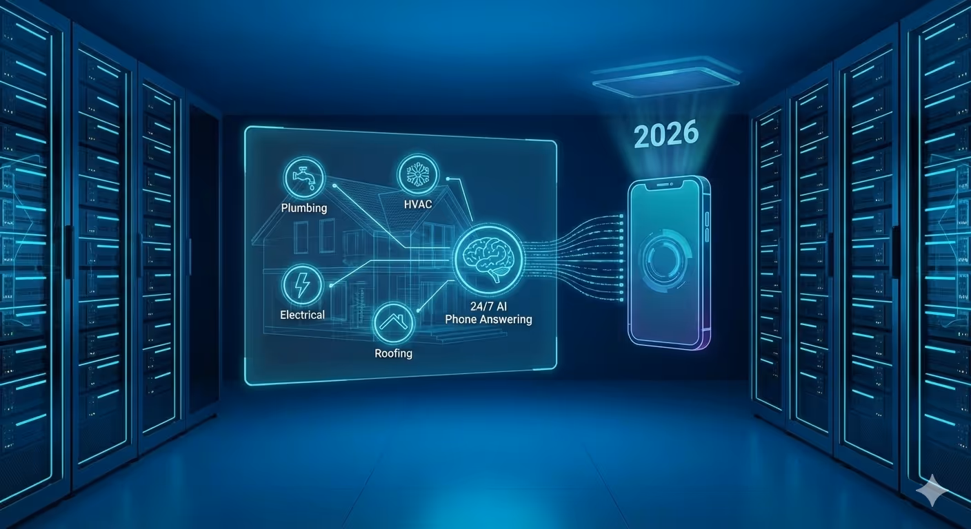 24/7 AI Phone Answering: Why Home Service Businesses can't afford downtime in 2026