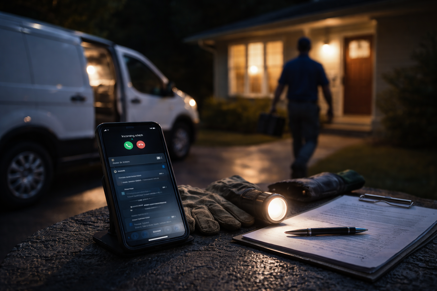 Emergency answering service for 24/7 call coverage with AI