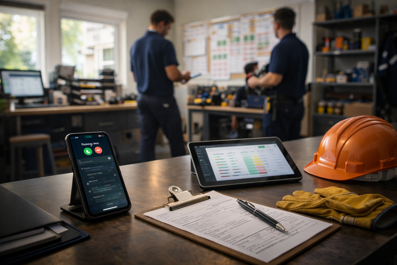 How to set up an AI phone receptionist for home services