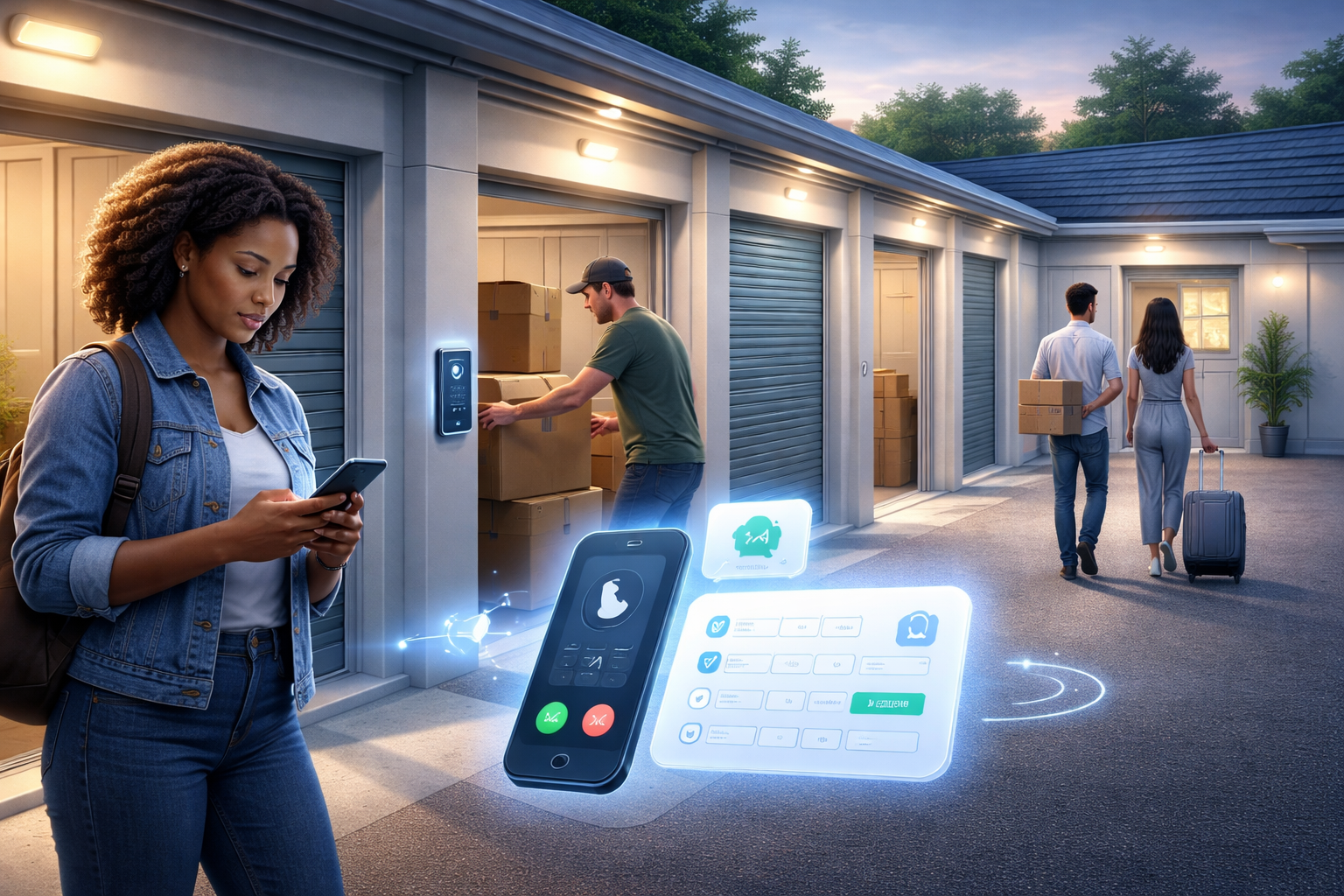 Customer service solutions for home storagefacilities