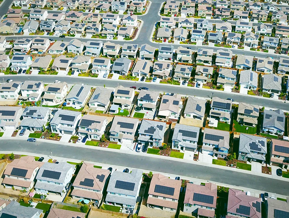 Beautiful neighborhood in northern California