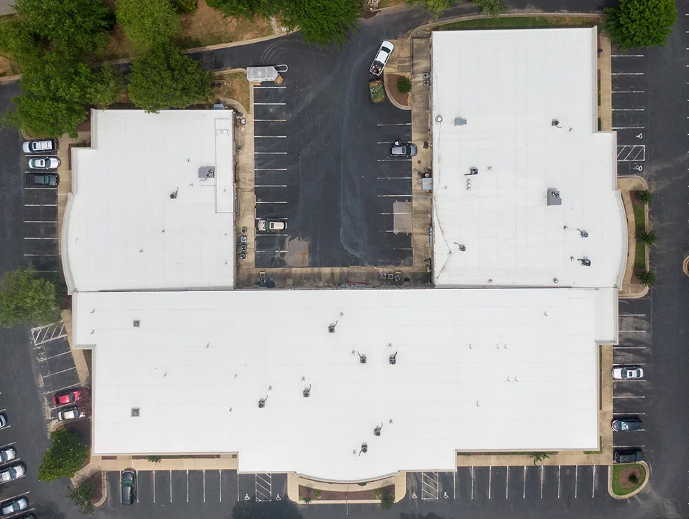 Roof of a commercial building