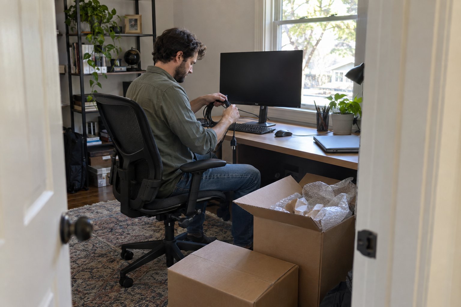How to Move a Home Office Without Losing Work