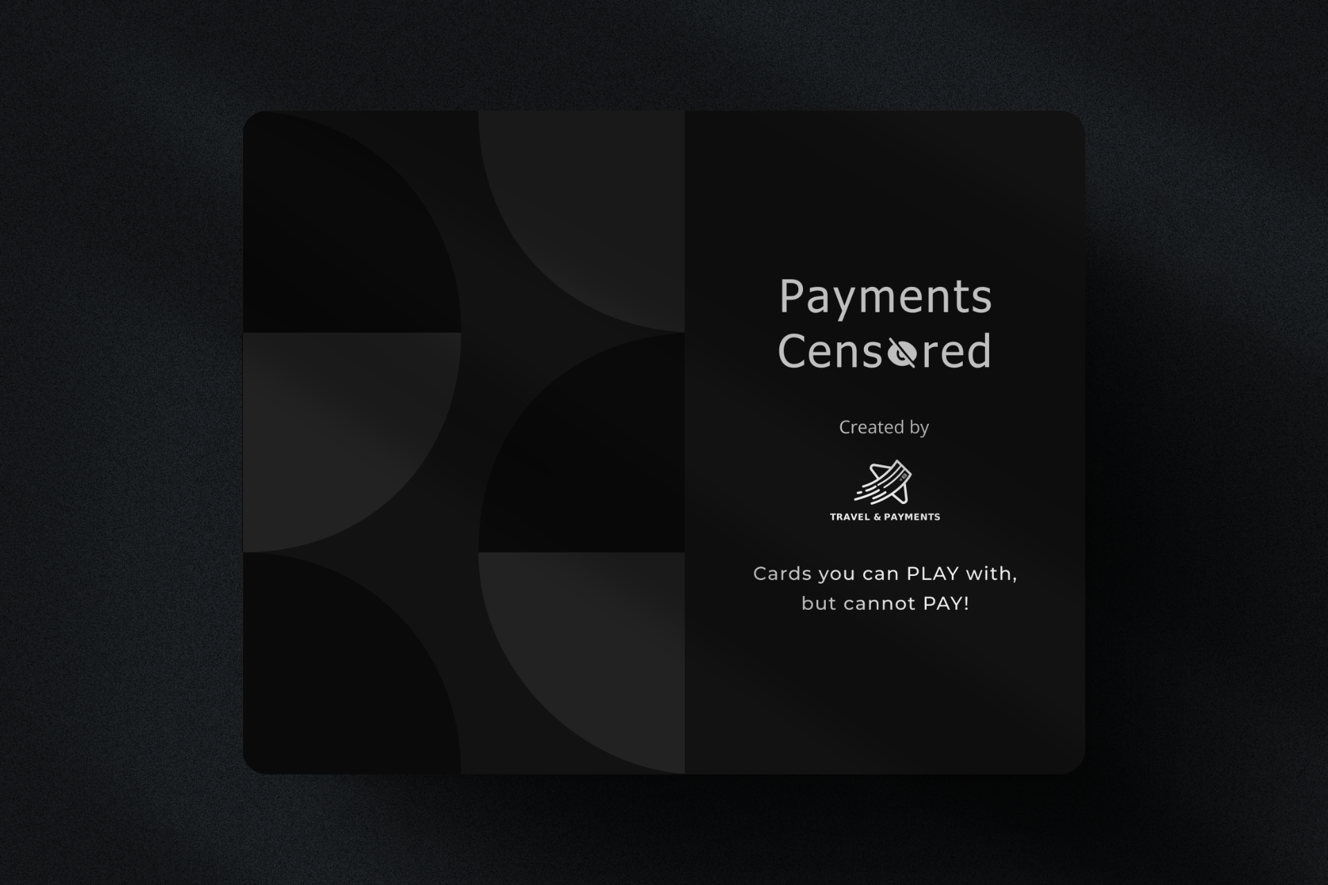 Payments Censored Mockup
