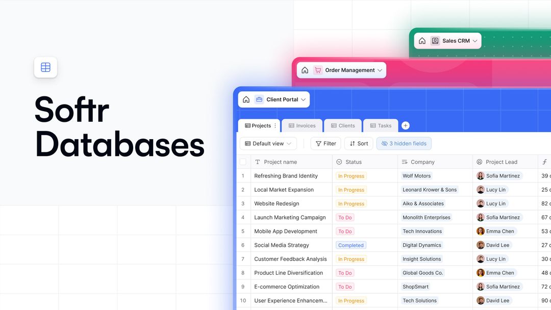 Softr Databases - Build databases to power your apps