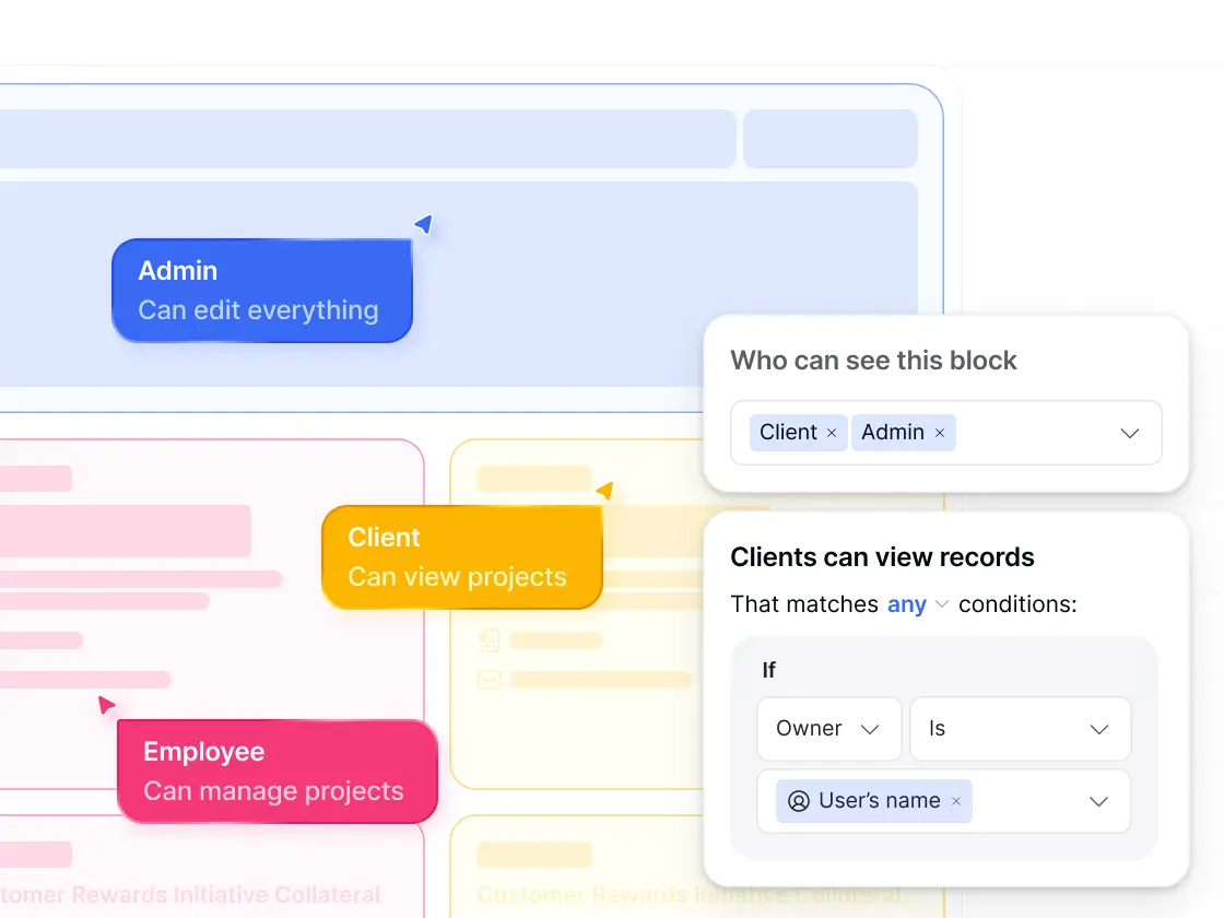 Granular permissions in Softr
