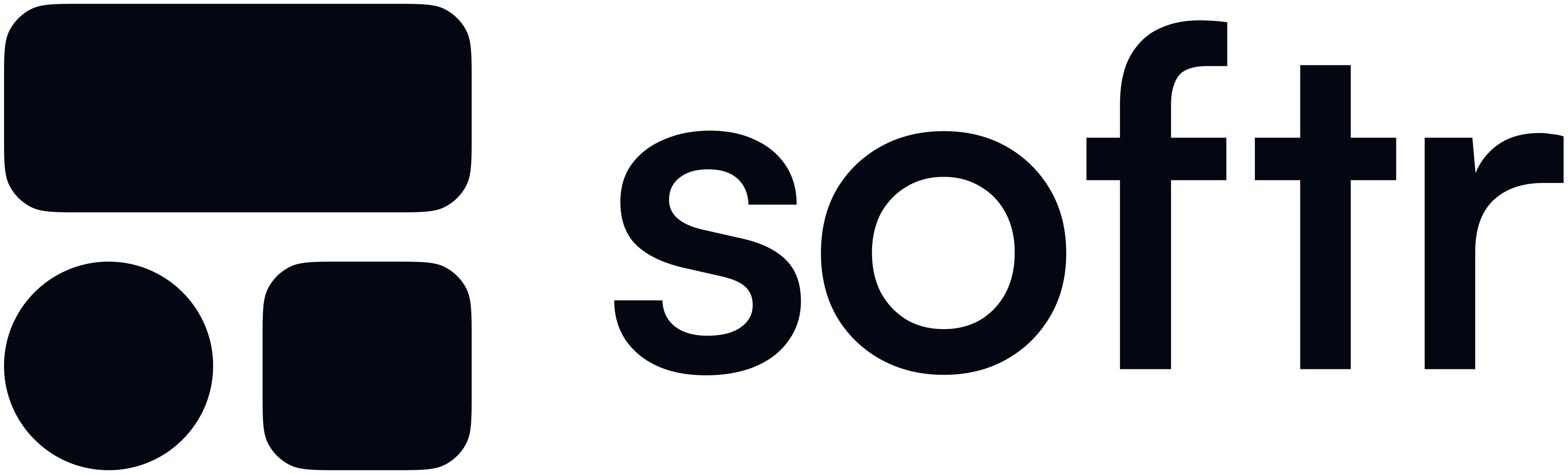 Softr logo — black monochrome wordmark