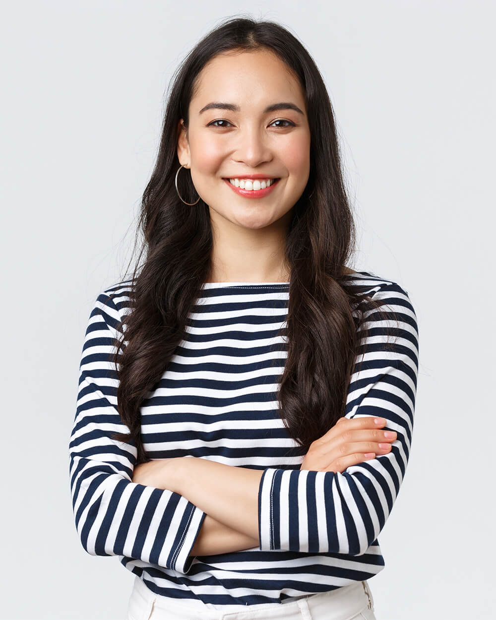 woman with arms crossed