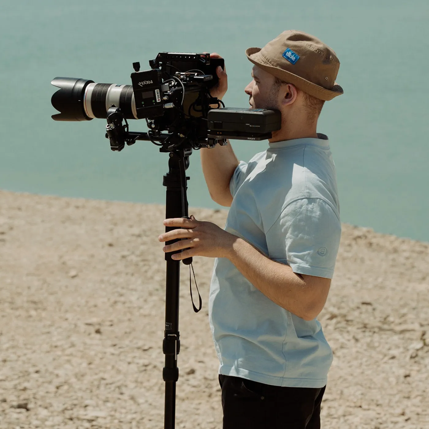 On set with 9 Birds