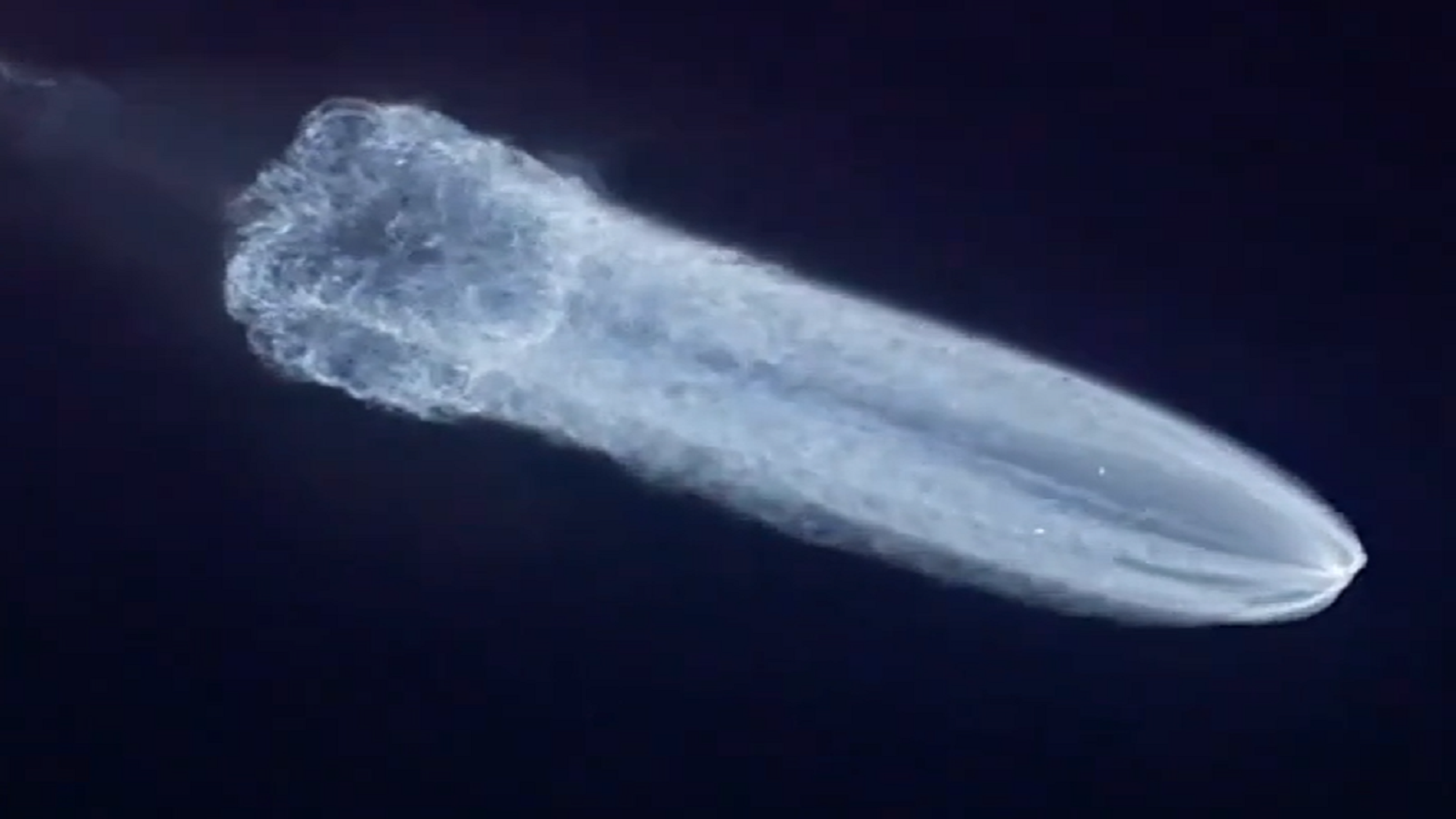 China’s Tianzhou-9 Launch Lights Up Night Sky with Spectacular Jellyfish-Like Display