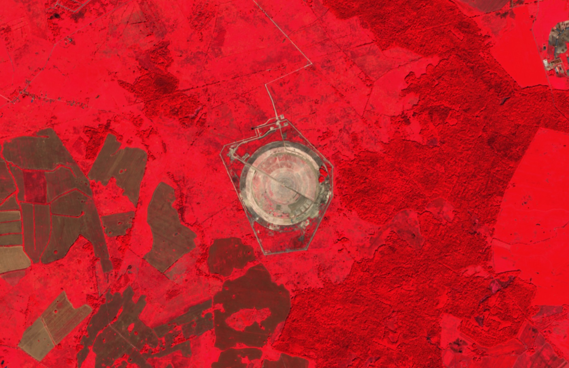 Satellite Imagery Uncovers Massive Electronic Surveillance Complex Near Polish Border