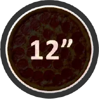 Large 8 cute 12" pizza