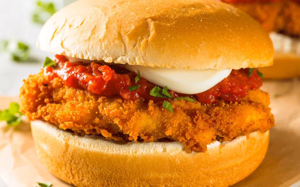 Chicken parmesan sandwich