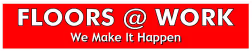 Floors at Work / NAF flooring supplier logo