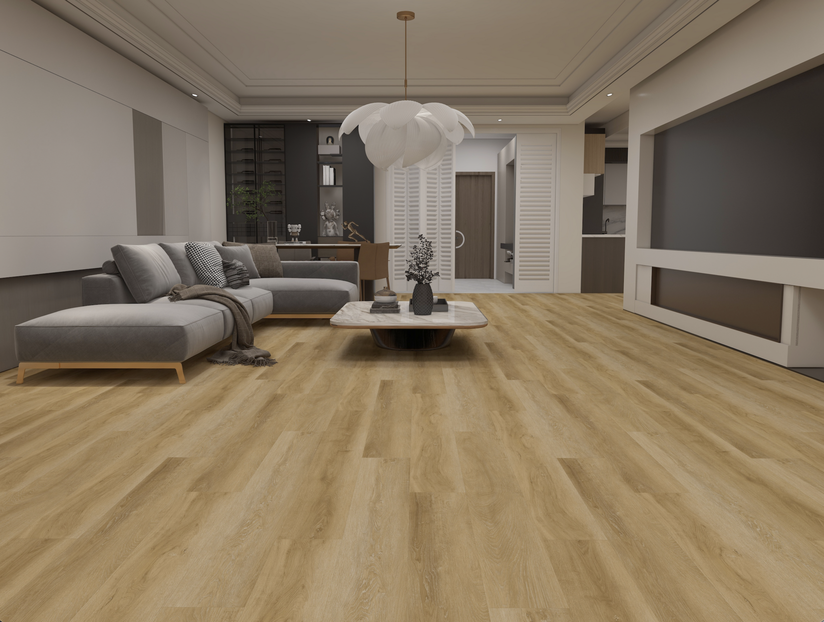 Grandeur BEACON Singing Sands flooring detail