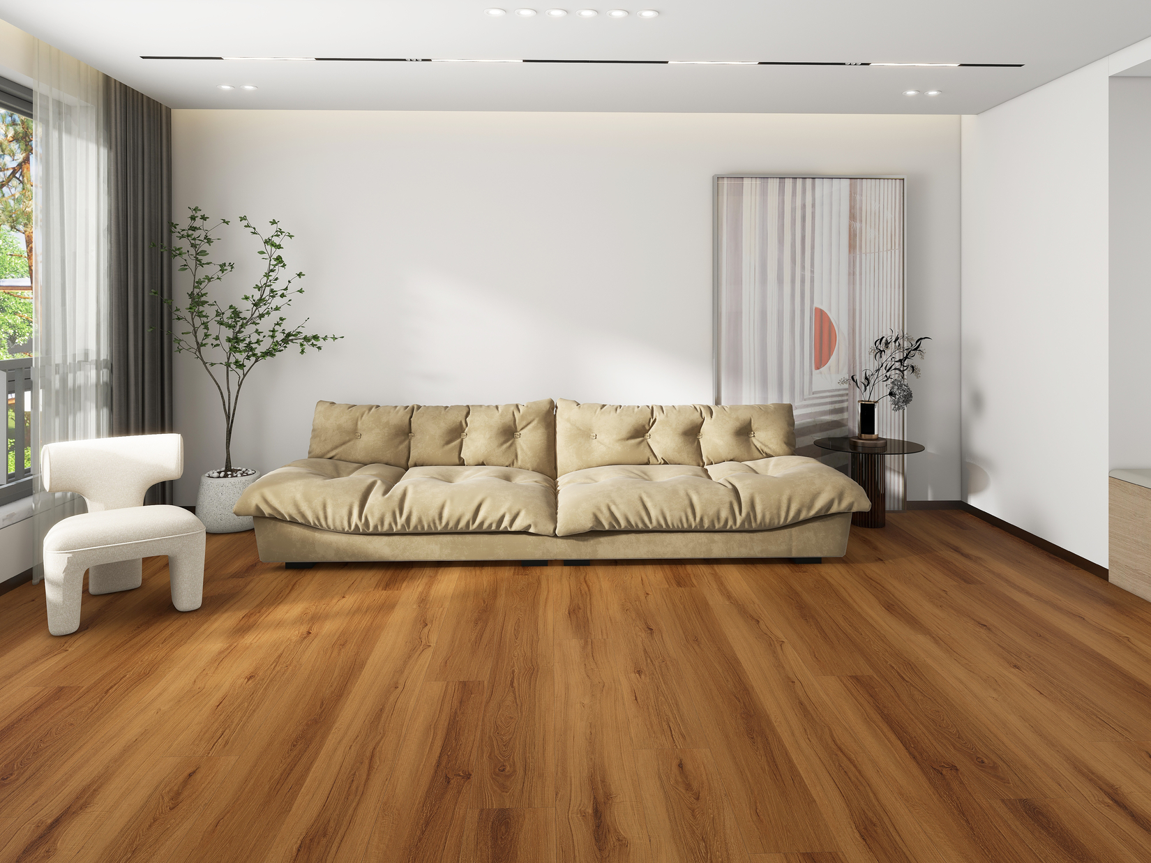 Grandeur Supreme X Buttercup flooring detail