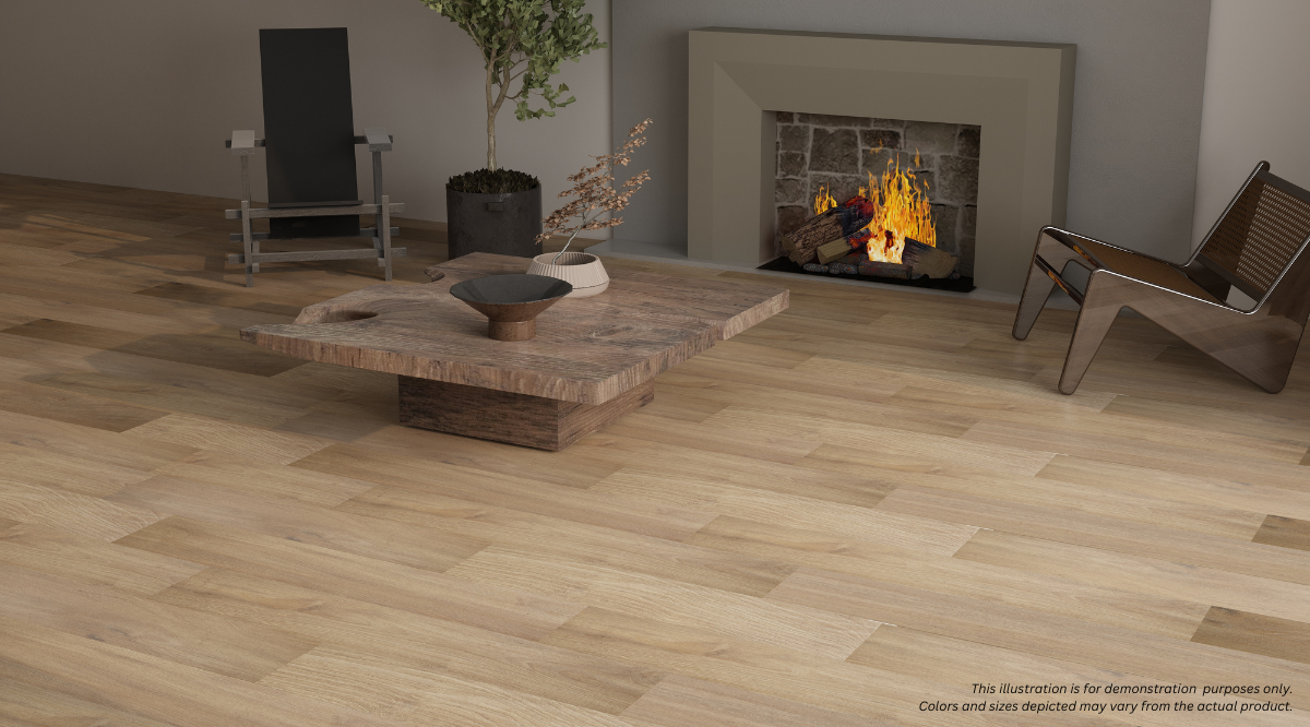 Grandeur Timeless Hazelnut flooring detail