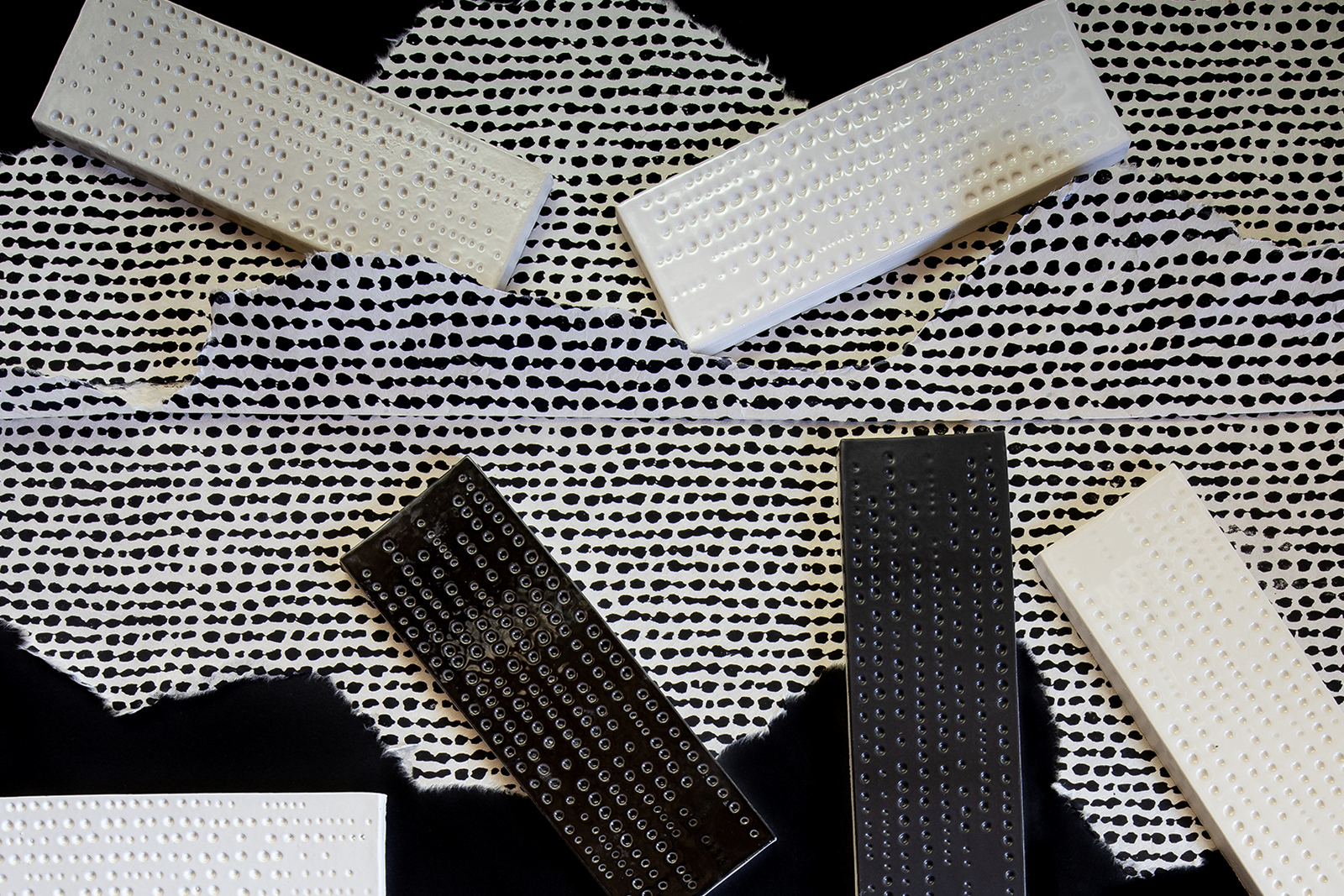Divine Counterpoint - Studio JBC Artisan Tile