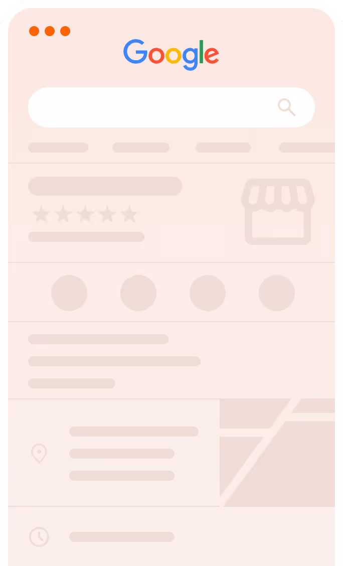 Google search results on a mobile screen
