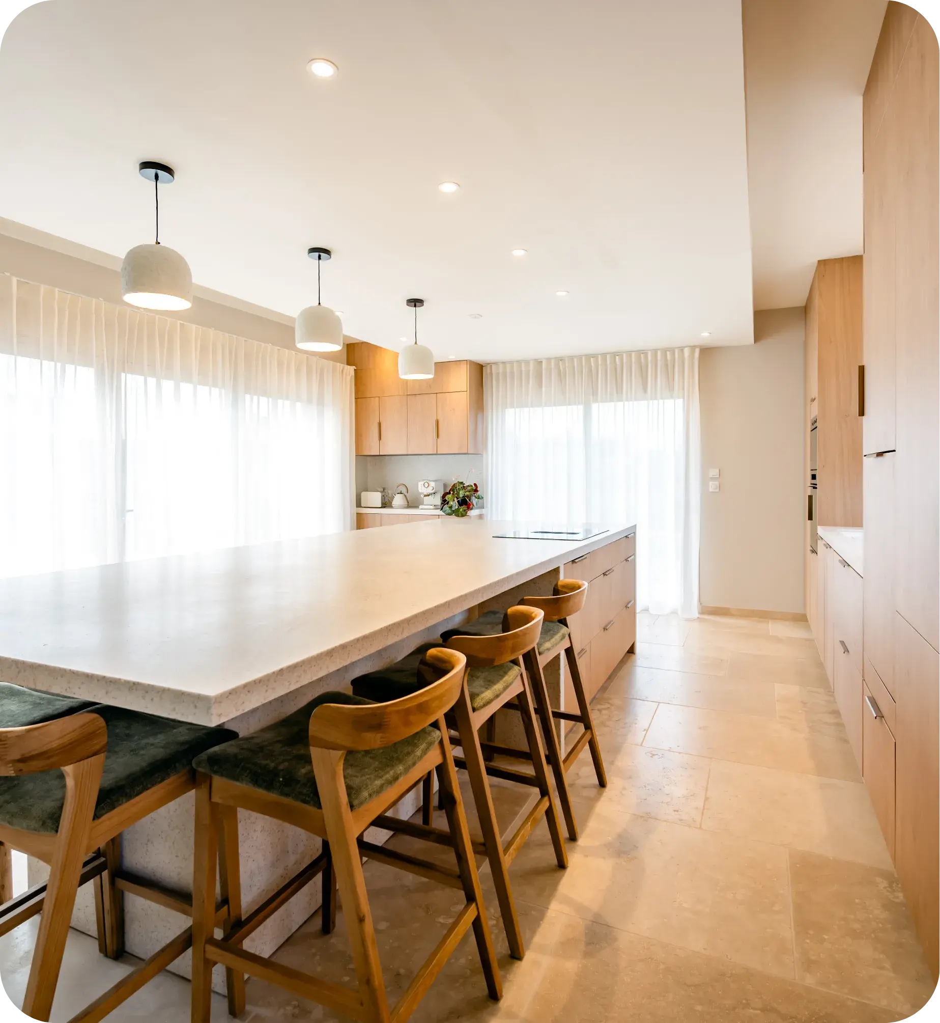 La cuisine en Chêne de Noémie