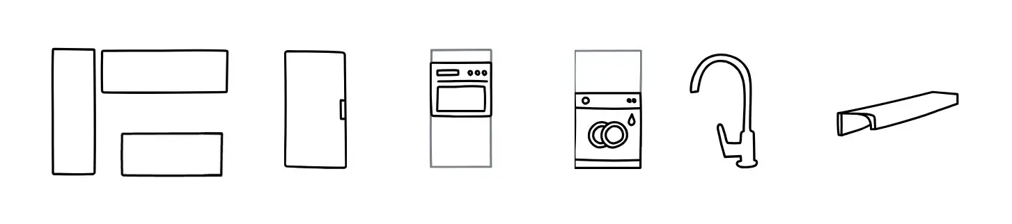 La cuisine en Chêne de Noémie