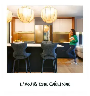 La cuisine bleu indigo de Céline