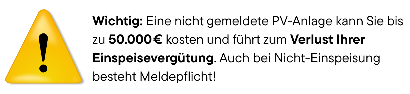 Was passiert, wenn ich meine PV-Anlage nicht anmelde