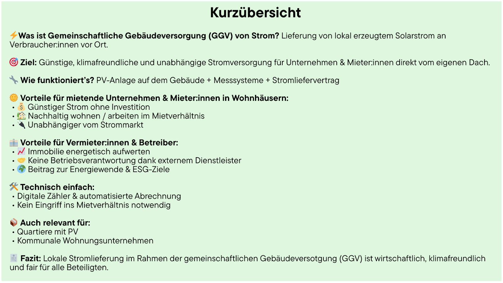 Kurzübersicht zum Blog "Gemeinschaftliche Gebäudeversorgung"