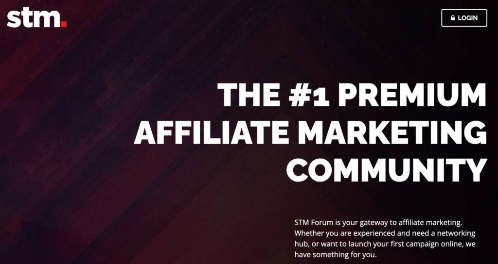STM is a forum for affiliate marketers
