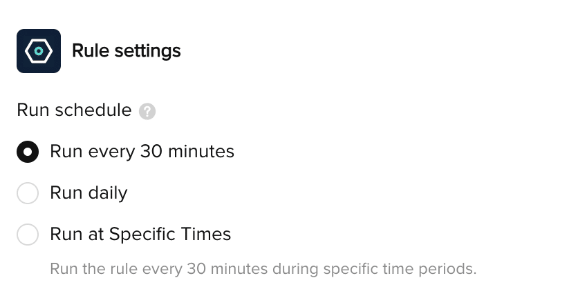 TikTok automation tool in-platform rule settings