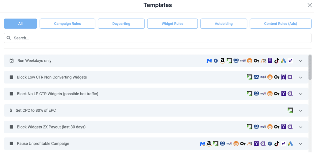 TikTok Automation Tool The Optimizer: ready-made rule templates