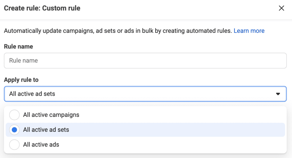 Facebook Automation The Optimizer vs Facebook Rule application