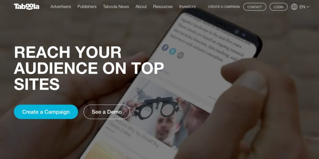Paid Advertising Platforms for Lead Generation Taboola