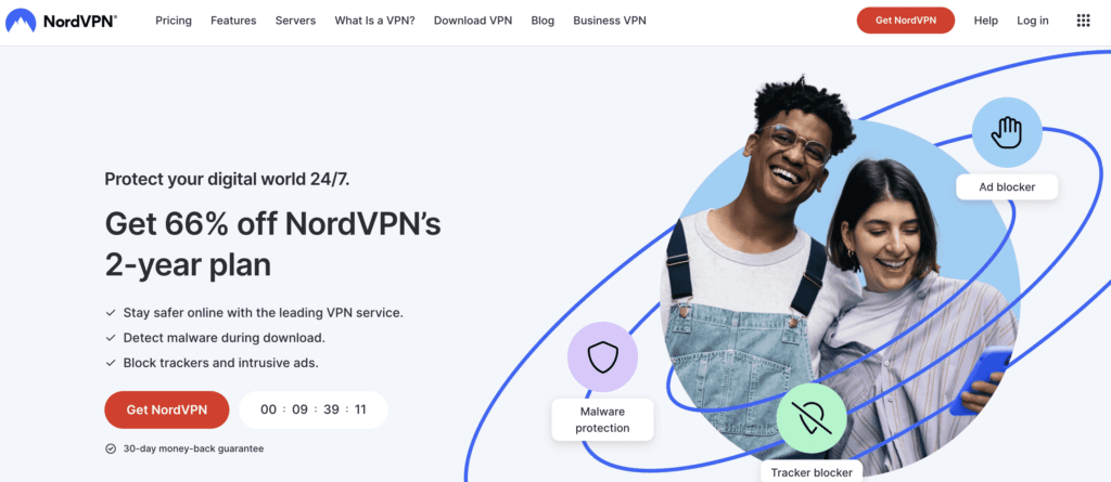 affiliate marketing tool NordVPN for cybersecurity