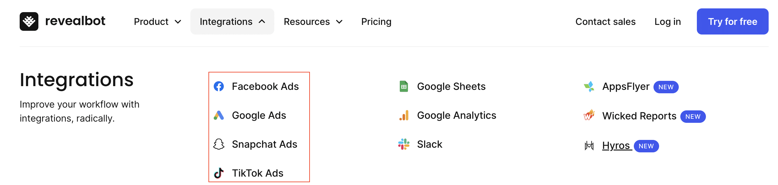 The Optimizer vs Revealbot Comparison traffic source comparison