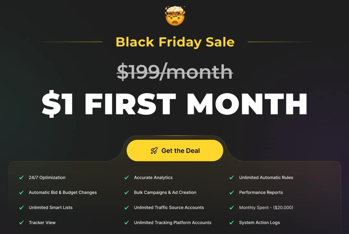 TheOptimizer black friday deal for new users