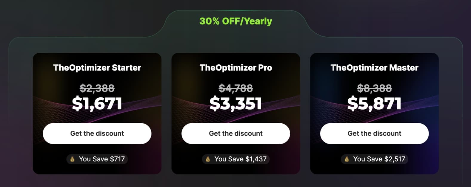 theoptimizer black friday deals for existing users 30% discount