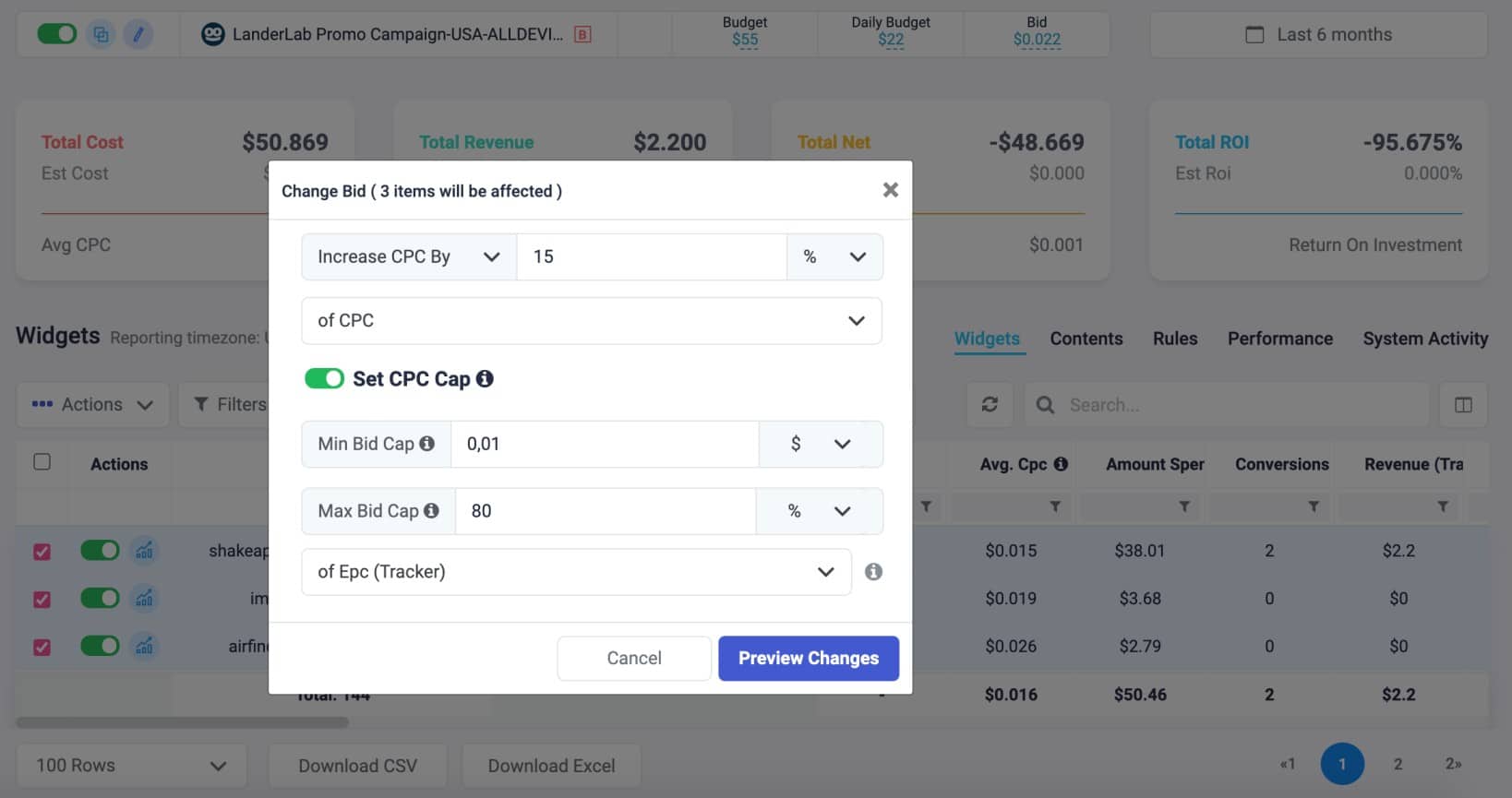 Automate Bulk Site Bid Adjustments for Taboola