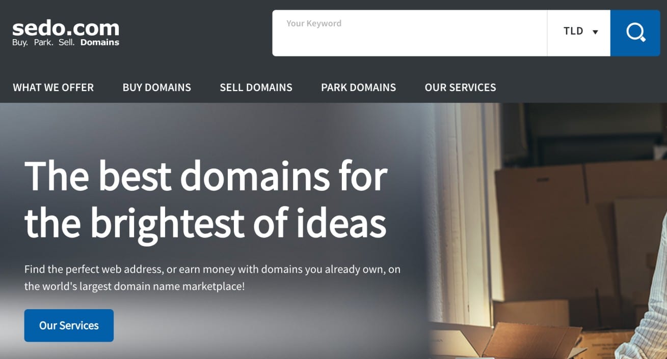 Social to Search Arbitrage feed provider sedo