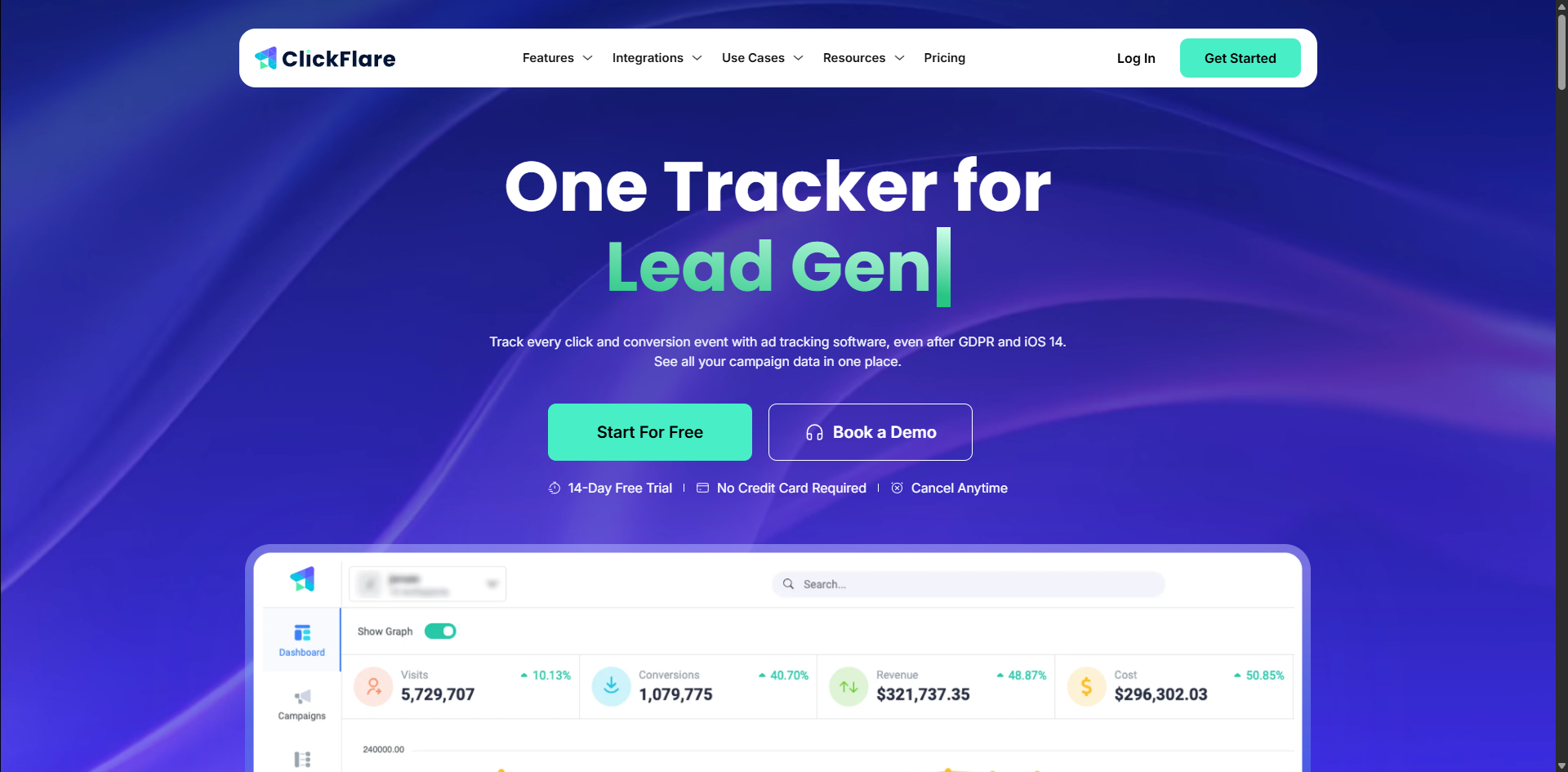 clickflare for conversion tracking
