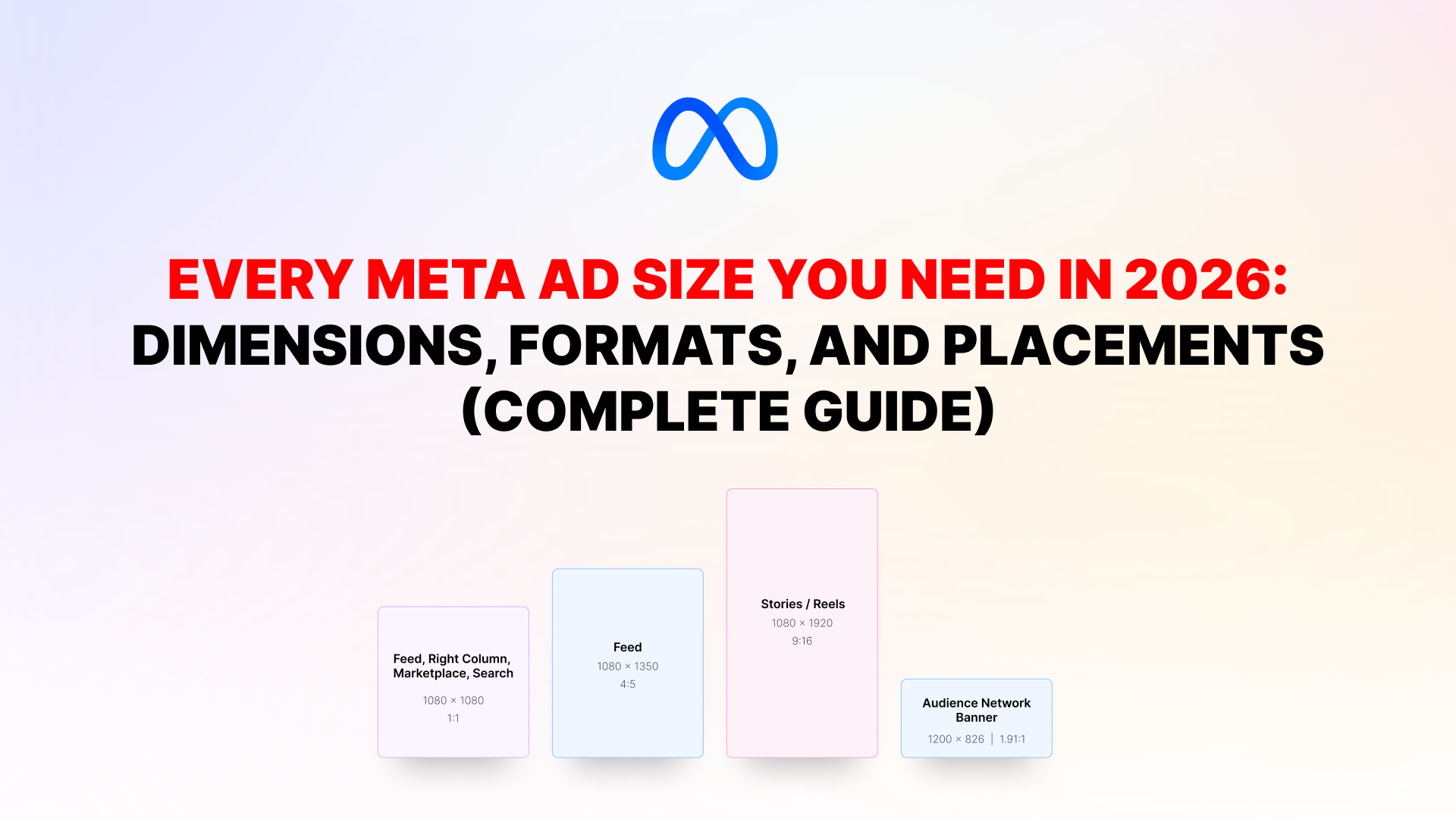Every Meta Ad Size You Need in 2026: Dimensions, Formats, and Placements (Complete Guide)