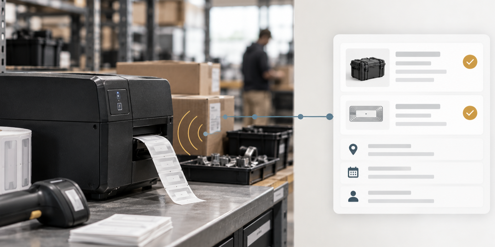 RFID from FactorySense communicates realtime asset location to your ERP and other systems